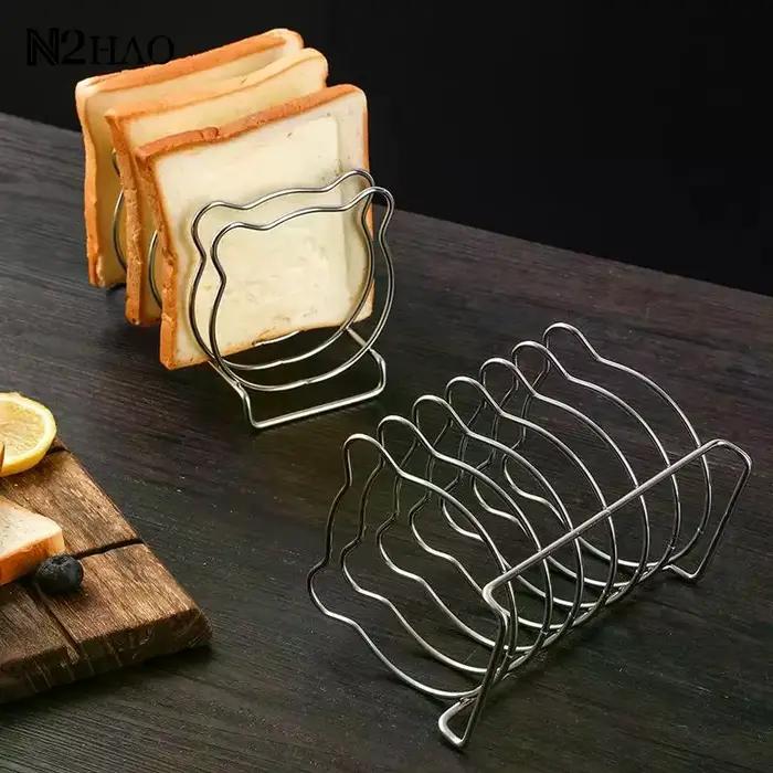 Support à pain grillé en acier inoxydable