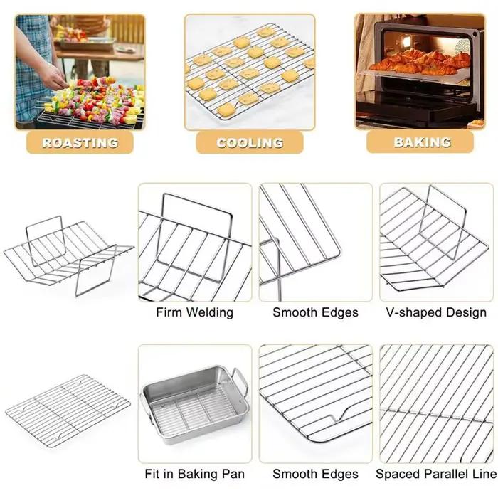ABKJ - Plaque de cuisson rectangulaire pour poulet