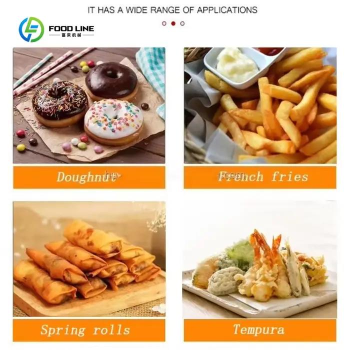 Friteuse Électrique Professionnelle à Bande Transporteuse Continue pour Frites et Poulet - Convoyeur à Chaîne - Snack Foods - Restaurant Occasions Spéciales