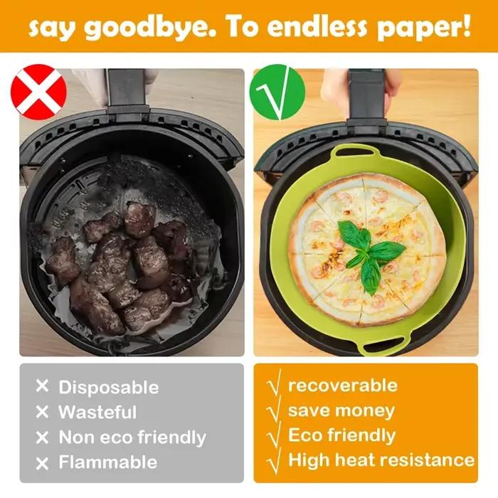 Doublures rondes pour friteuse à Air