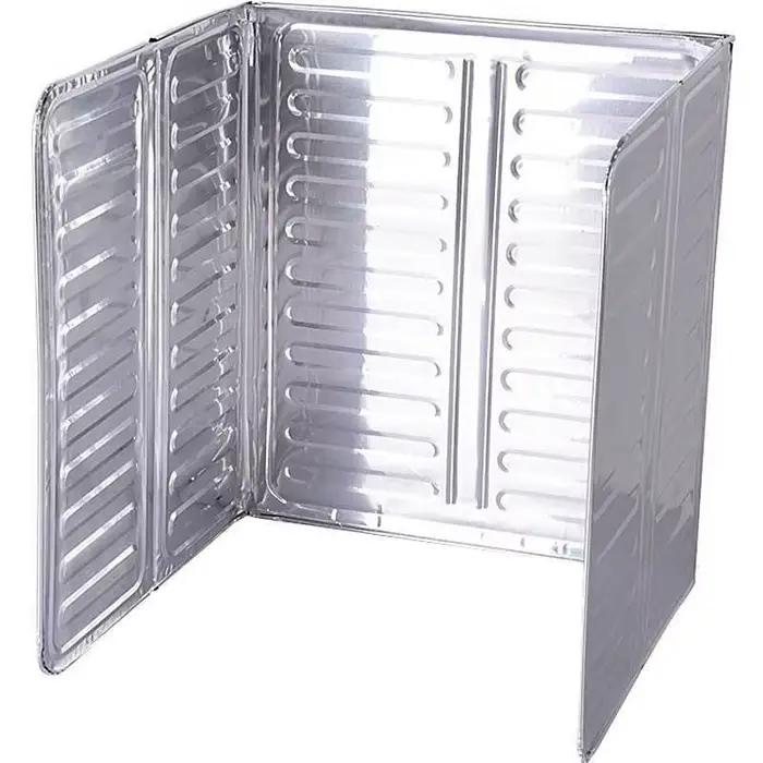 Plaque de protection pliable en aluminium pour cuisinière à gaz