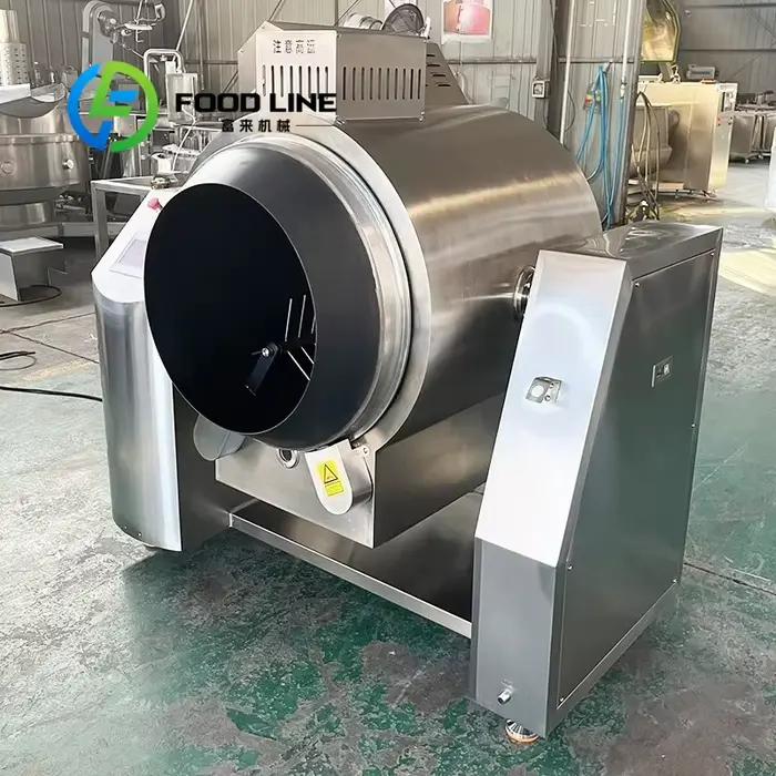Machine à Wok de cuisson à tambour rotatif automatique, Robot de cuisson Intelligent pour frire des aliments, riz et légumes