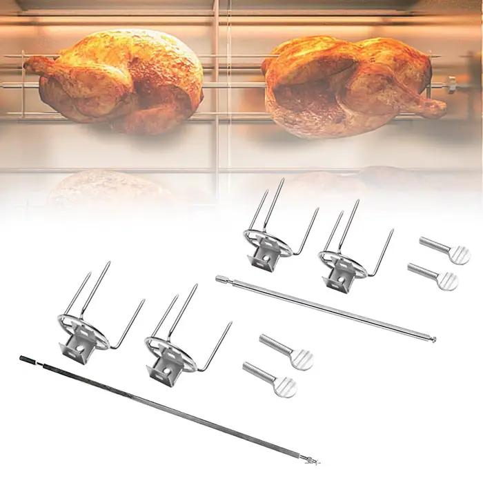 Fourchette à poulet rôti, Kit de rôtissoire, support de rôtissoire pour poulet