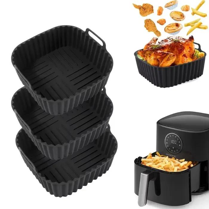 Revêtements carrés en Silicone pour friteuse à Air