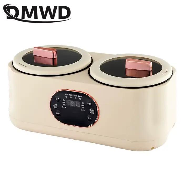 Cuiseur Électrique Multifonctionnel à Double Pot Intelligent pour Cuisiner à Riz Marmite Chaude Ragoût à la Vapeur Minuterie Soupe Occasions Familiales Amateurs Professionnels