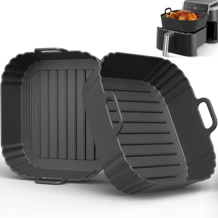 Moule de cuisson carré en silicone pour friteuse à air