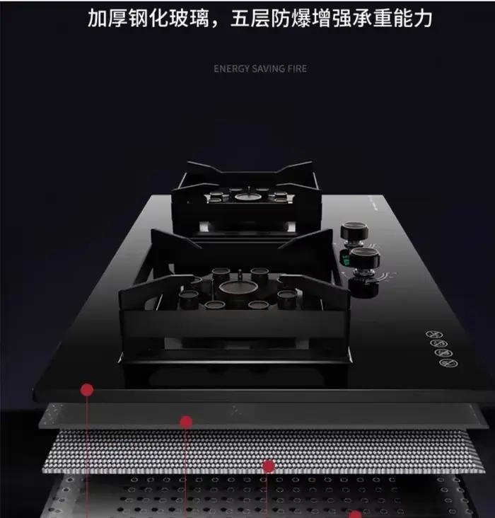 Royalstar cuisinière à gaz Double brûleur économie d'énergie ménage gaz naturel GPL table de cuisson AG