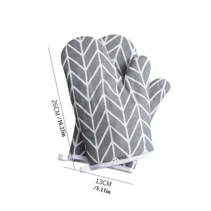 Gants de cuisson de four en lin résistants aux hautes températures