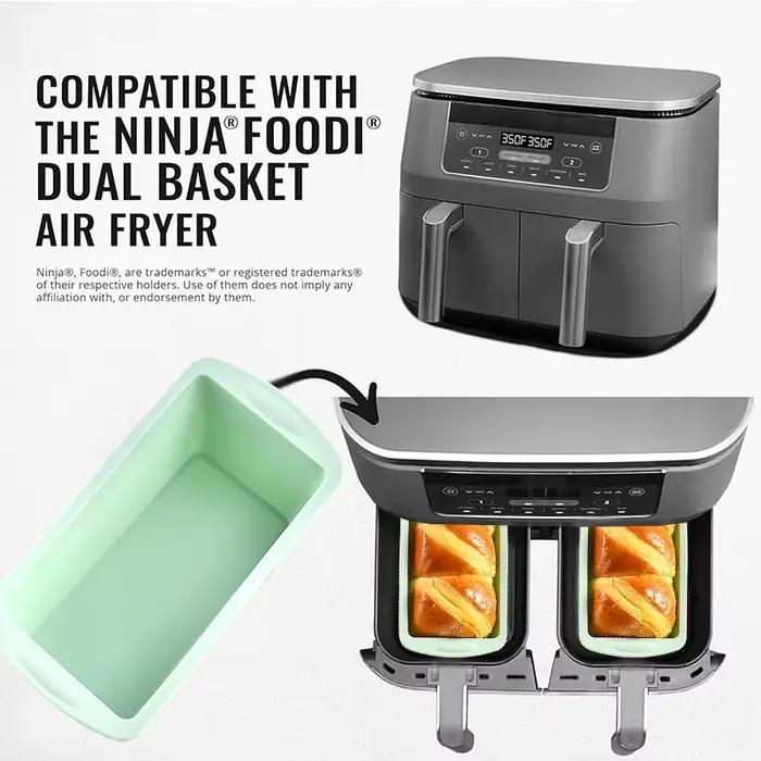 Poêles de moule en silicone pour friteuses à air unisexes adultes cuisson précise formes uniques et régulières repas créatifs et savoureux occasions familiales et amicales