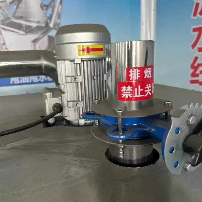 Four à fumeur électrique industriel 100kg, fumoir automatique en acier pour poisson et viande, nouvelle génération pour boulangerie et moulin à farine, haute efficacité et facilité d'utilisation