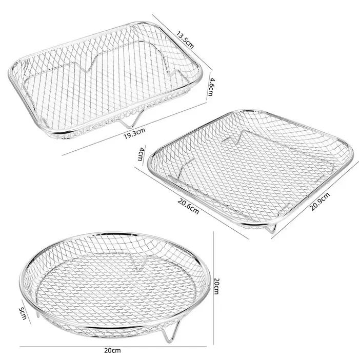 Nouveau support de friteuse à Air empilable Durable