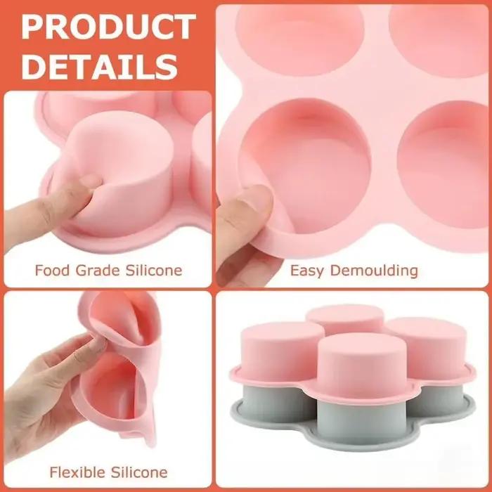 1 moule à œufs réutilisable en silicone pour friteuse à air