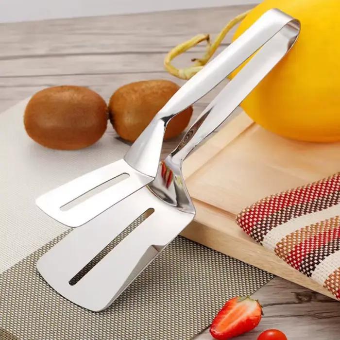 Pinces à Steak en acier inoxydable, spatule multifonctionnelle, pinces de cuisson Double face pour poisson, viande, Pizza, outils de cuisson de cuisine