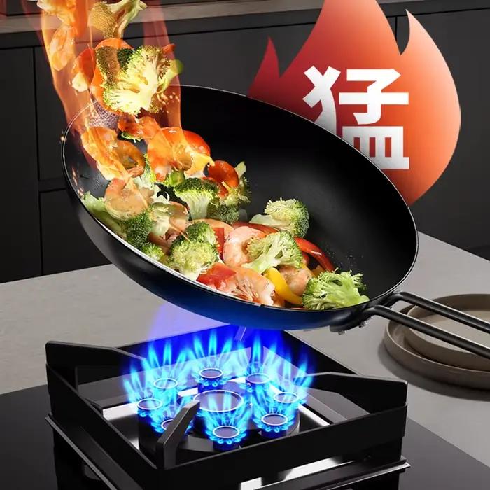 Royalstar cuisinière à gaz Double brûleur économie d'énergie ménage gaz naturel GPL table de cuisson AH