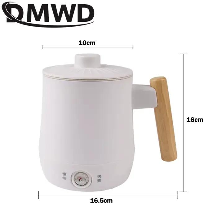 Bouilloire électrique multifonctionnelle tasse de santé 600ml pour café thé lait soupe riz et plus couleurs variées pour la maison