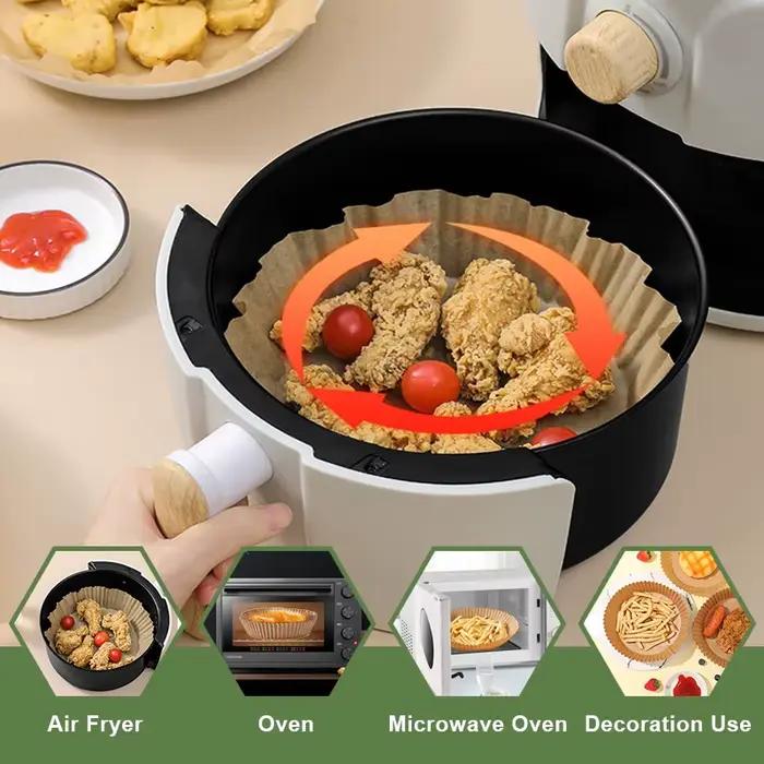 Revêtement en papier jetable pour friteuse à Air