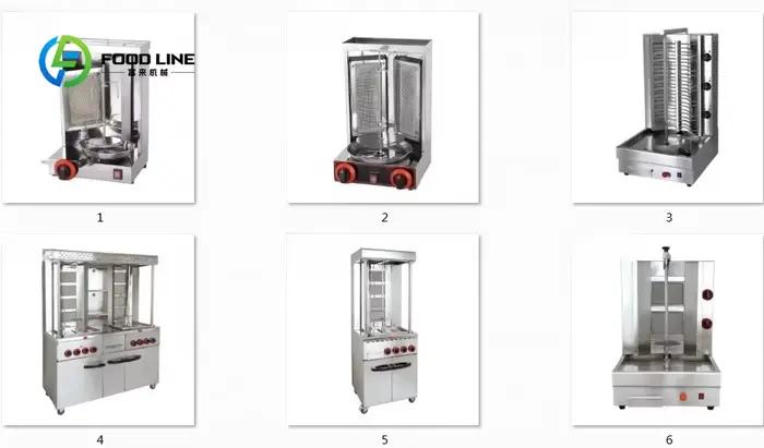 Machine à Kebab Shawarma à gaz à 8 brûleurs à vendre