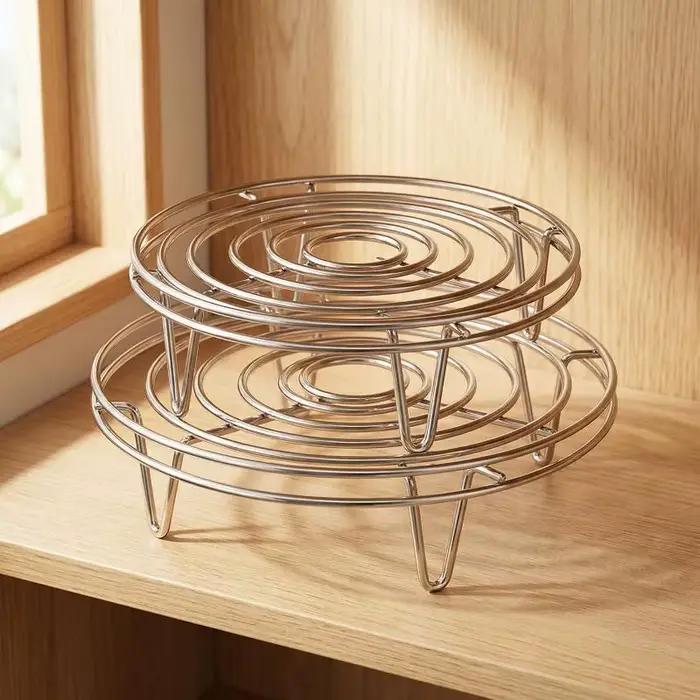 Grille de cuisson vapeur en acier inoxydable pour cuisine