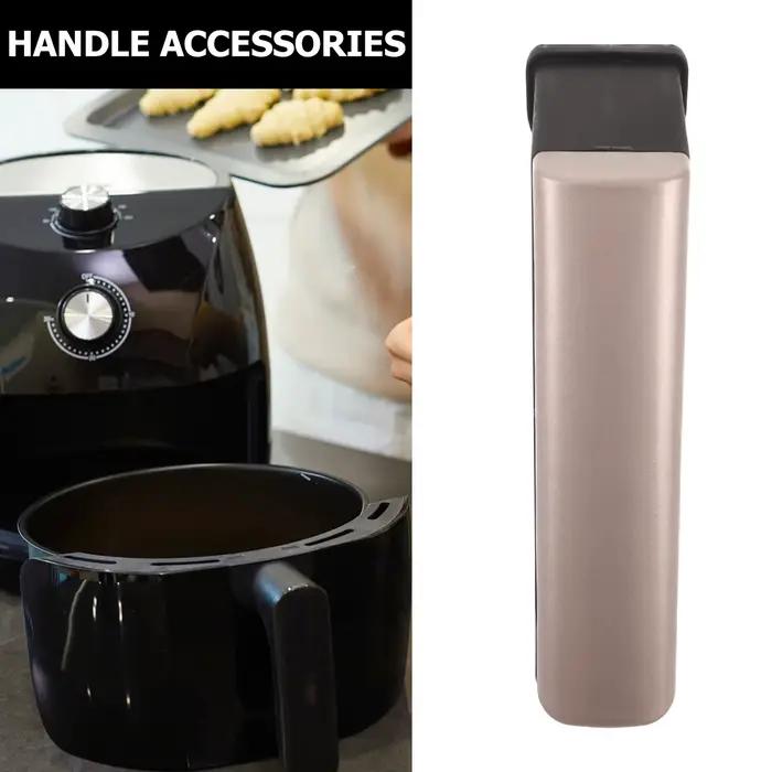 Poignée de remplacement ergonomique pour friteuse à air résistante à la chaleur antidérapante pour poêle à frire compatible avec la plupart des modèles occassions spéciales cadeau idéal pour la cuisine