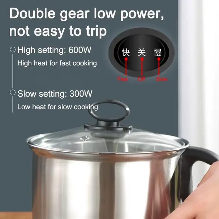 Pot électrique multi-cuiseur en acier inoxydable
