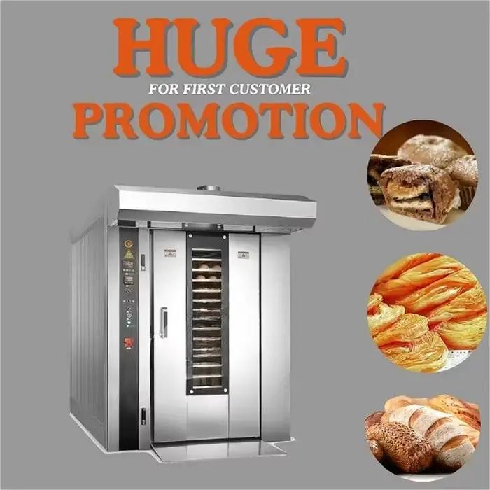 Four Rotatif Commercial Grande Capacité pour Boulangerie - 12