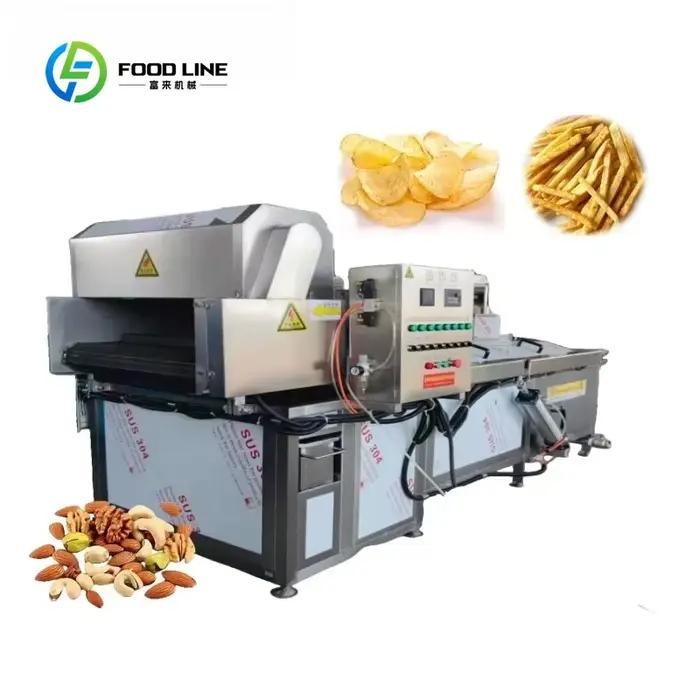 Friteuse continue en acier inoxydable 304 pour restaurants fermes usines de transformation alimentaire et entreprises de restauration occasions spéciales