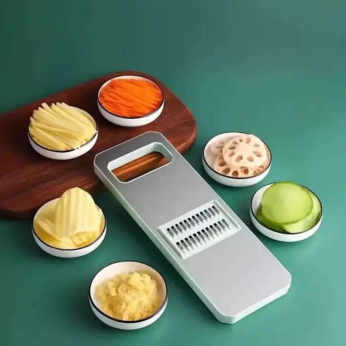 Ensemble trancheur et râpe à légumes multifonctionnelle