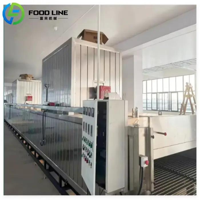 Four à Vapeur Continu FL pour Cuisson de Poulet et Produits à Base de Viande de Poulet Grande Capacité avec Contrôle Tactile et Multifonctionnel
