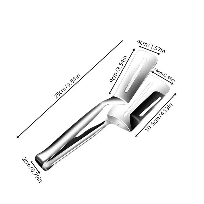 Pinces à Steak en acier inoxydable, spatule multifonctionnelle, pinces de cuisson Double face pour poisson, viande, Pizza, outils de cuisson de cuisine