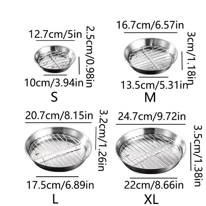 Plateau de cuisson en acier inoxydable 304 pour friteuse à air