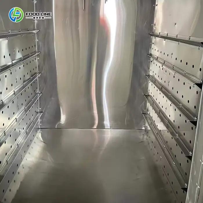 Four de séchage silencieux personnalisé pour poisson et viande, technologie avancée, fonctionnement silencieux, conception élégante, efficacité maximale, cuisine professionnelle, qualité supérieure, transformation alimentaire, industrie de la viande, usine de poisson, processus de séchage optimisé