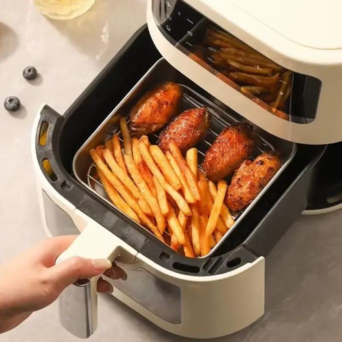 Grille de drainage d'huile pour friteuse à air en acier inoxydable 304