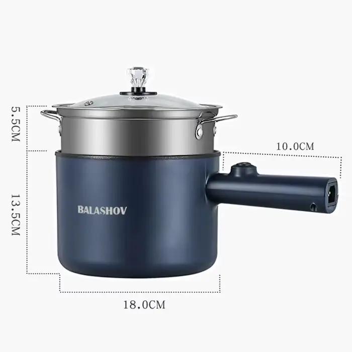 Cuiseur électrique multifonction BALASHOV 500W riz céréales soupe ragoût pilaf antiadhésif métal facile à utiliser et entretenir occasions familiales amicales