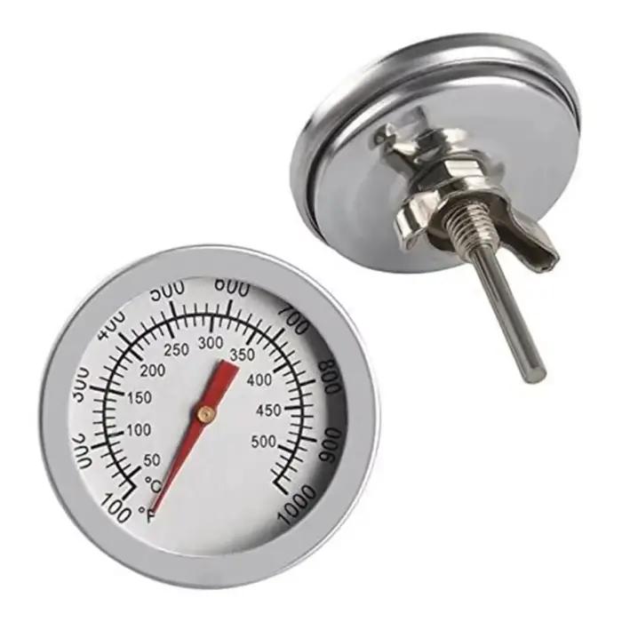 Thermomètre de four en acier inoxydable pour cuisiniers professionnels et amateurs, idéal pour les occasions familiales et les événements sociaux, facile à lire et à utiliser, thermomètre de four Cuisine Barbecue Barbecue Alimentaire Thermomètre à pain Jauge Cuisinière à micro-ondes Thermomètre de c
