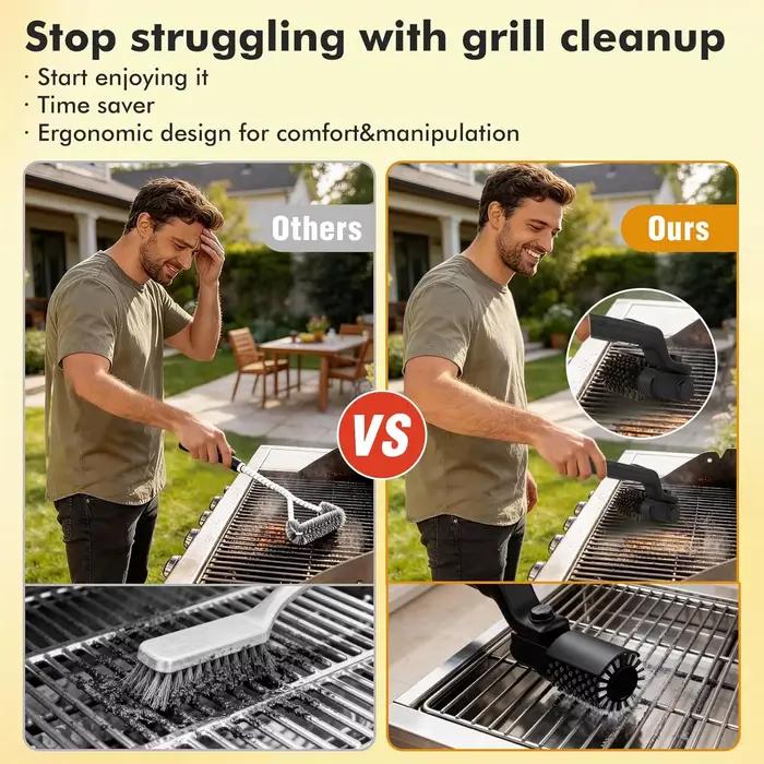 Brosse électrique pour barbecue 2600 mAh