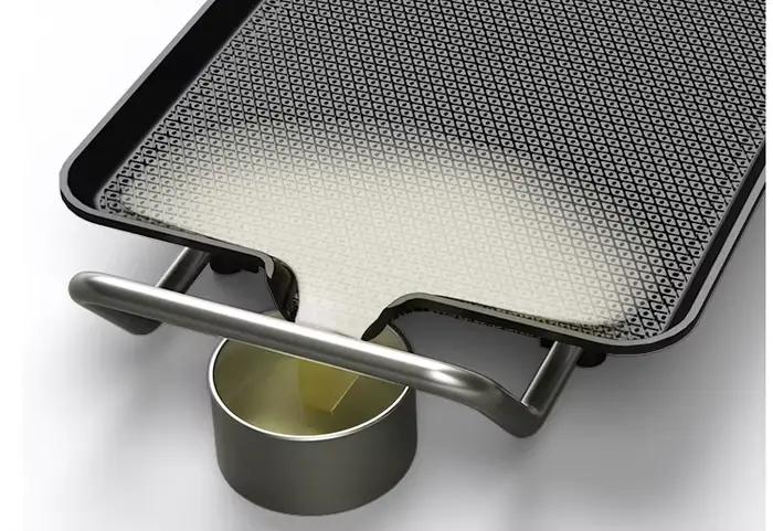 Grill électrique antiadhésif 220V pour cuisson rapide et facile à nettoyer pour barbecues et plats variés occassions spéciales