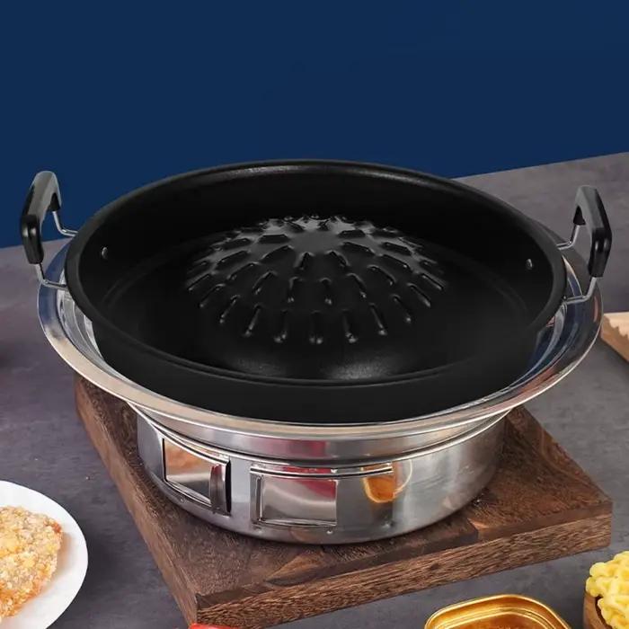 Poêle à griller de pique-nique thaïlandaise multifonctionnelle