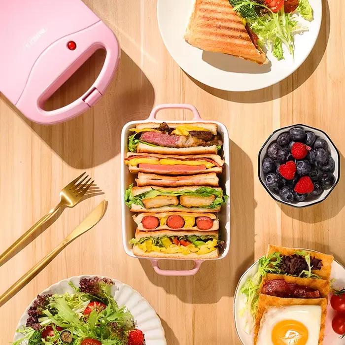 Machine à Sandwich électrique Portable multifonctionnelle pour la maison