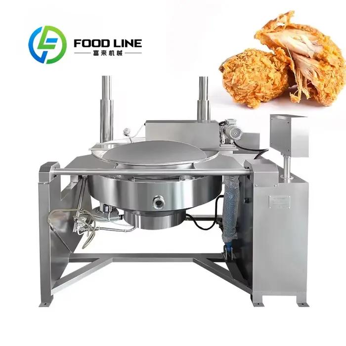 Friteuse industrielle automatique à gaz et électrique pour snack-bars, restaurant, capacité de 50kg à 450kg par heure, acier inoxydable SUS304, contrôle automatique, haute température, pour chips de pommes de terre, poulet, poisson et cacahuèetes