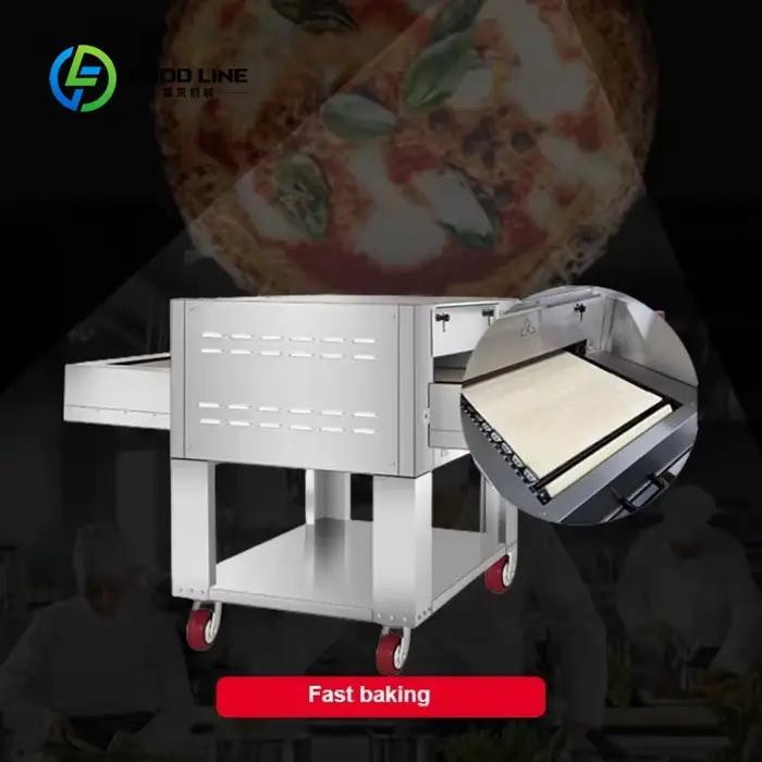 Four à pizza à bande transporteuse rapide pour cuisson de pizza, pitas et naans professionnellement adapté à la maison et aux événements familiaux