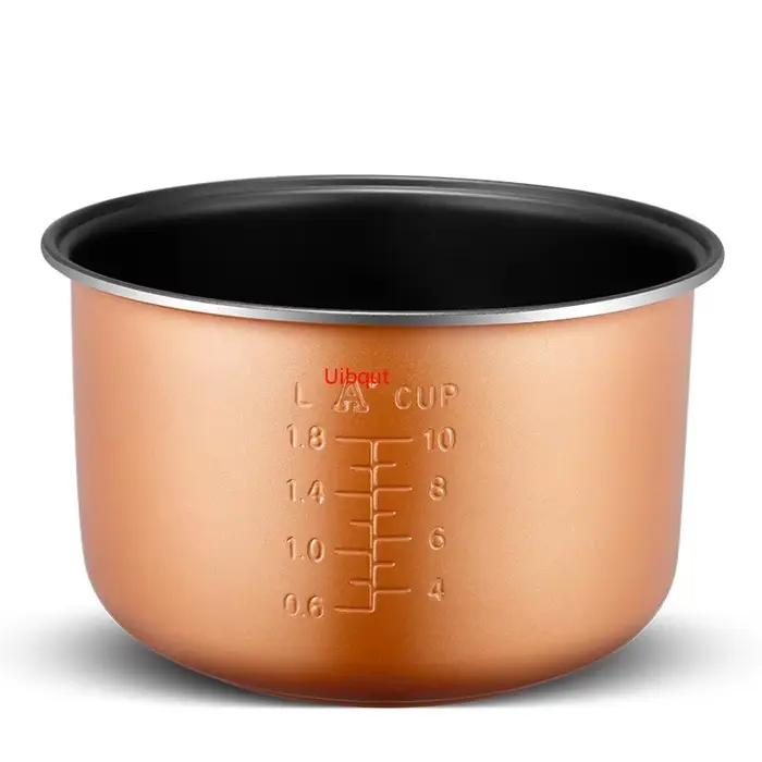 Cuiseur à riz antiadhésif intérieur en acier inoxydable pour cuisine facile et propre en beige blanc bleu et autres couleurs pour cuiseurs à riz occasions spéciales