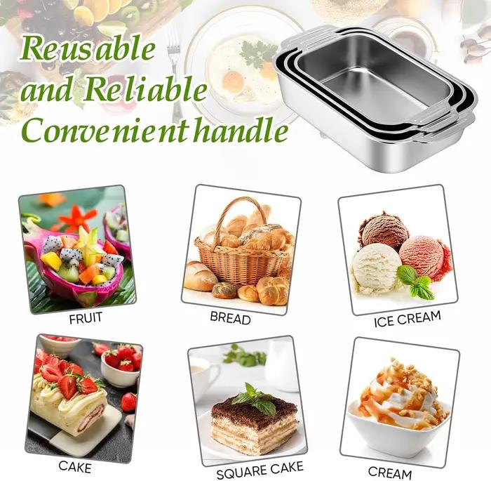 Plateau de cuisson de cuisine en acier inoxydable