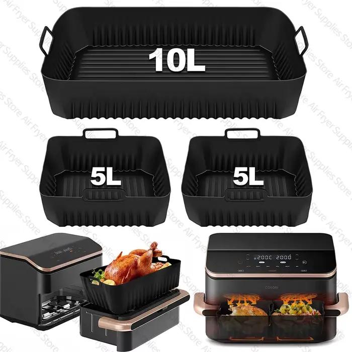 Moule en Silicone pour friteuse à Air chaud Cosori Twinfry 10L-insertion