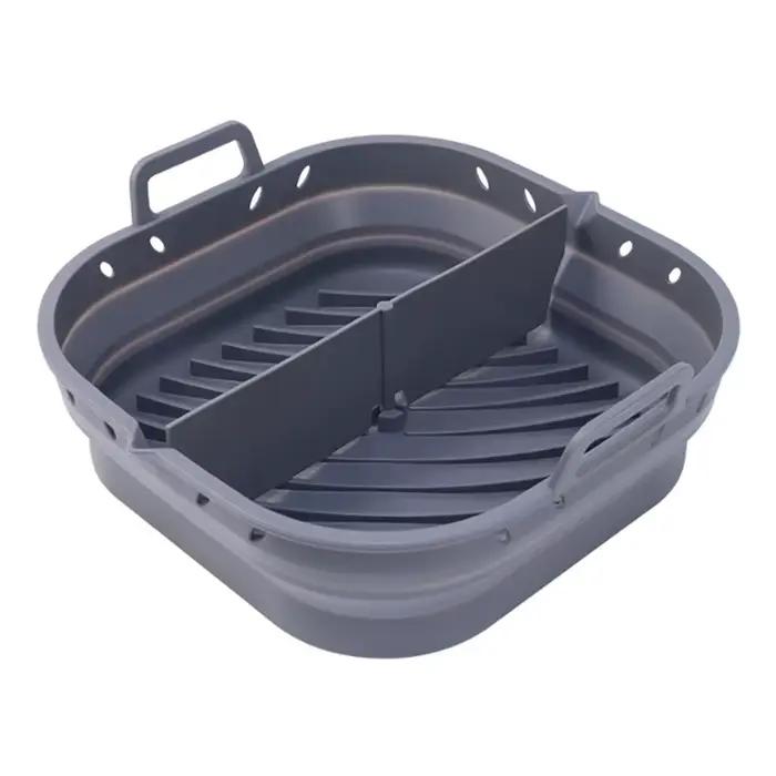 Doublures carrées de friteuse à Air en Silicone réutilisables panier facile à nettoyer pour friteuses à Air de 5.8 à 8 Qt écoresponsables occassions quotidiennes et évènements familiaux