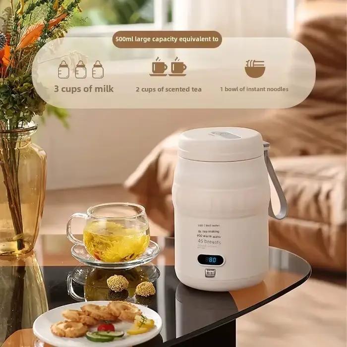 2025 nouveau 500ml intelligent multifonctionnel cuiseur électrique LCD affichage de la température bouilloire