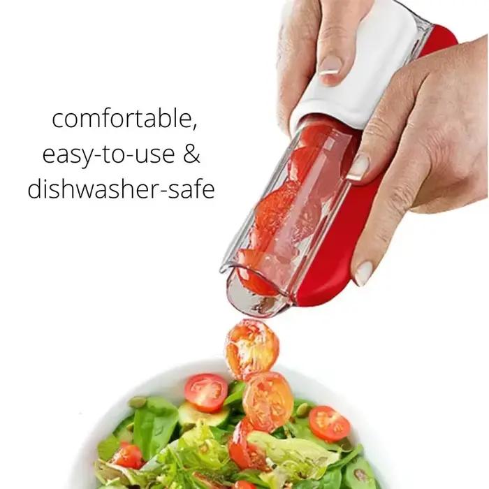 Trancheuse manuelle pour salade de fruits et légumes