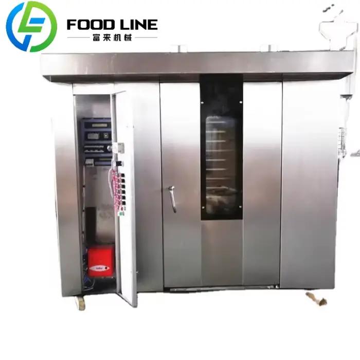 Four rotatif industriel électrique diesel à gaz pour boulangerie vente cuisson du pain
