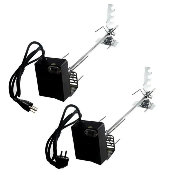 F92B rôties Universal Automatic Grill avec fourche à canne à broche à moteur électrique 4W