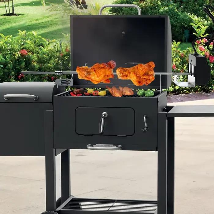 F92B rôties Universal Automatic Grill avec fourche à canne à broche à moteur électrique 4W