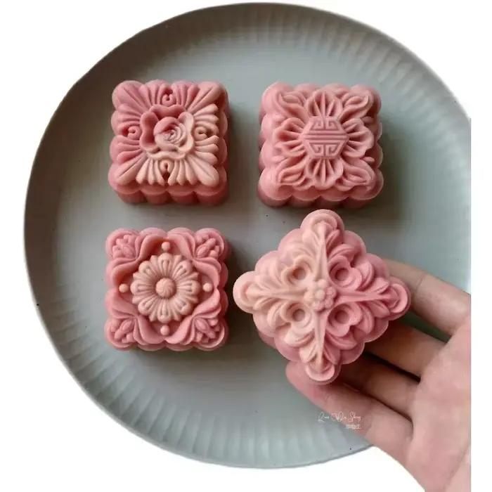 Moule à gâteau de lune en forme de fleur